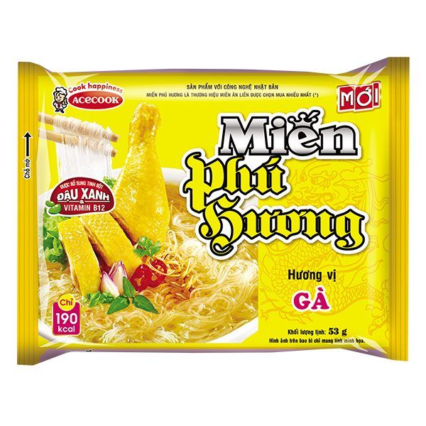 Miến Phú Hương - Hương Vị Gà - Gói 53g