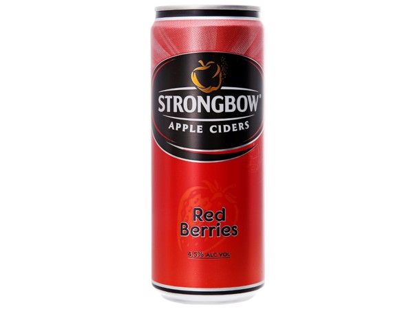Bia Strongbow Dâu - Red Berries - Lon 330ml
