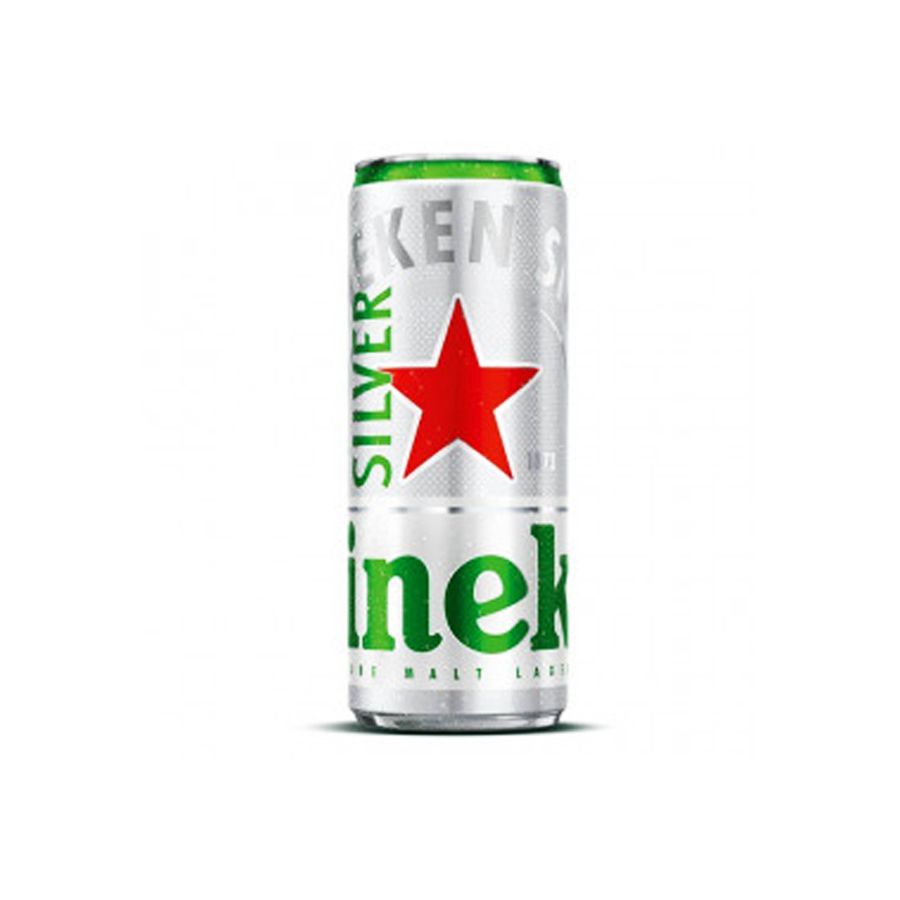  Bia Heineken Bạc Lon Cao - 330ml 