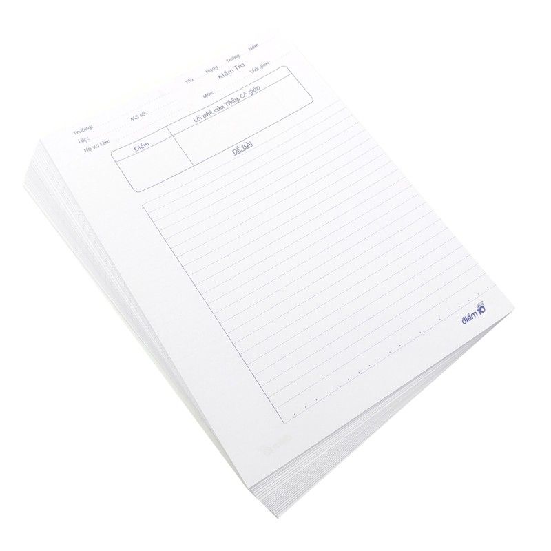 Giấy Kiểm Tra TP-GKT06 - Kẻ Ngang Smart - Thiên Long