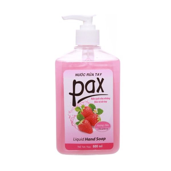  Nước Rửa Tay PAX Hương Dâu - 600ml 