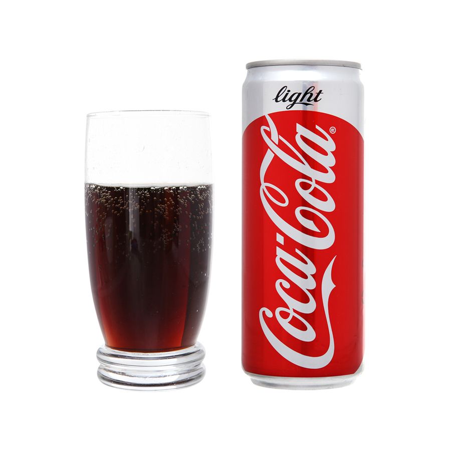 Coca light lon cao 330ml*24lon