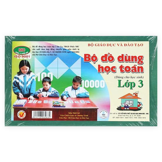 Bộ Đồ Dùng Học toán Lớp 3 - MIC