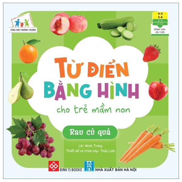  Từ Điển Bằng Hình Cho Trẻ Mầm Non - Rau Củ Quả 