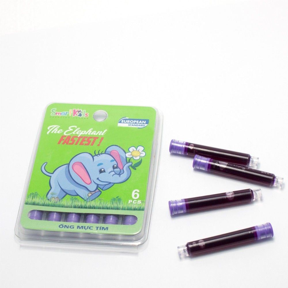 Vĩ ống Mực Màu Tím - SK-CI06P001 - 6 Ống - SmartKids