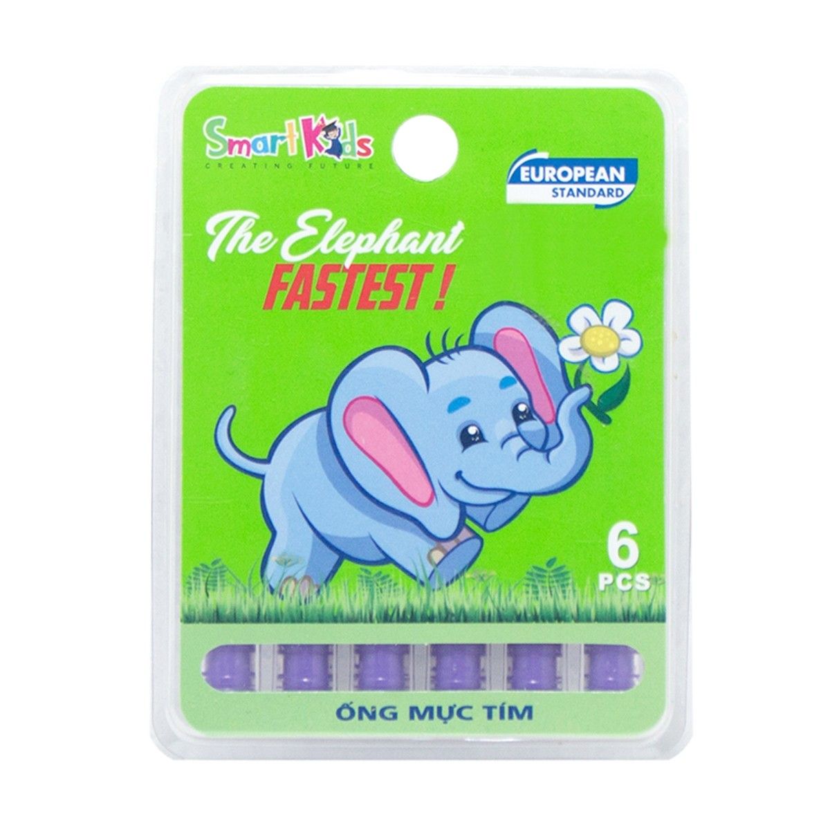 Vĩ ống Mực Màu Tím - SK-CI06P001 - 6 Ống - SmartKids