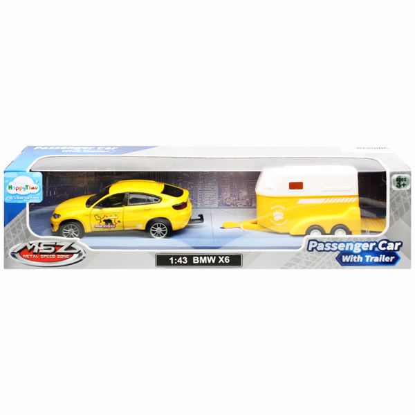  Đồ Chơi Mô Hình Xe Dã Ngoại BMW X6 Và Nhà Di Động 1:43 - MSZ 8346/67387A 