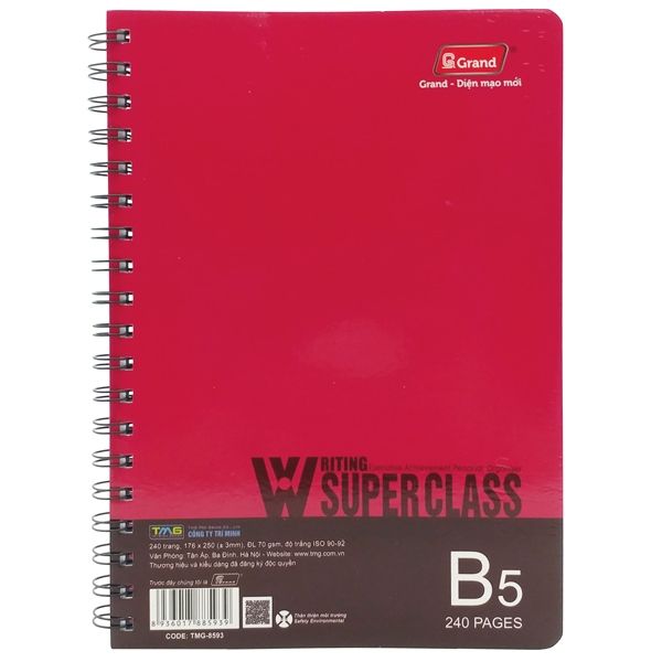 Sổ LX Sweet B5 120Tr Caro