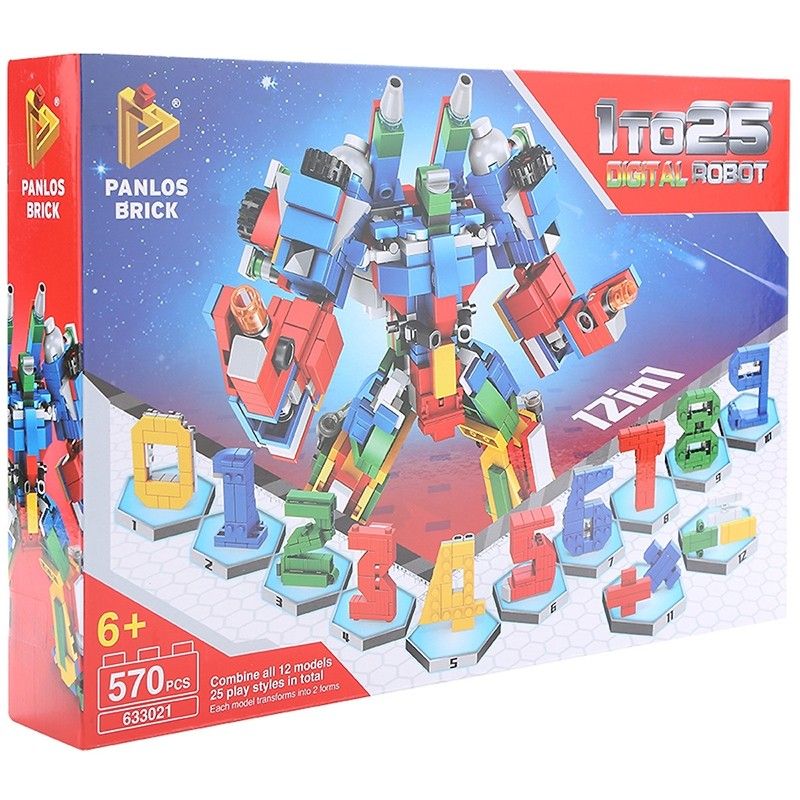 Bộ Lắp Ráp 12 Trong 1 Panlos Bricks - 633021