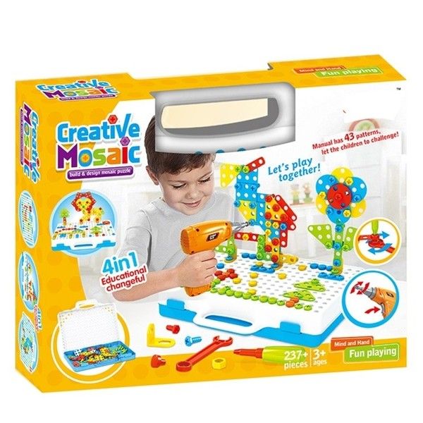 Đồ Chơi Sáng Tạo Creative Mosaic 608-STEM (237 Chi Tiết)