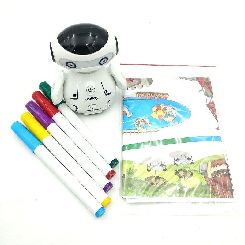 RBMS-777-616-Robot thông minh cảm ứng màu sắc đi theo nét vẽ của bạn