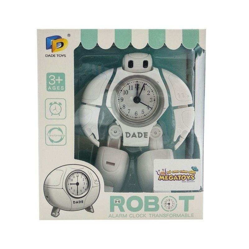 Robot Biến Hình Đồng Hồ Để Bàn D622-H073