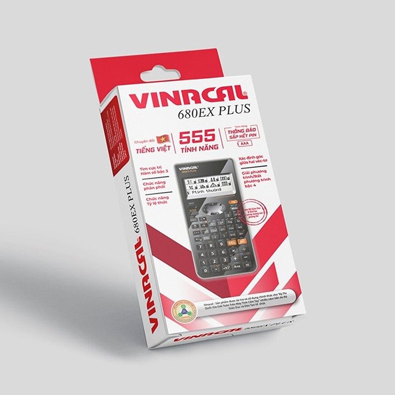 Máy tính Vinacal 680EX Plus-đen