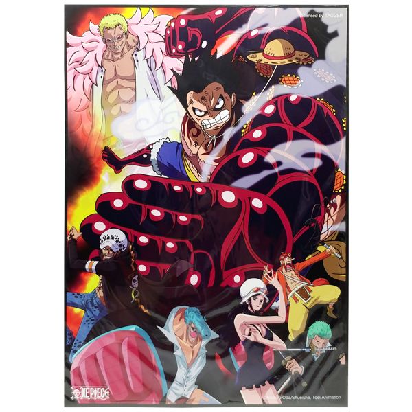  Poster One Piece - Nhóm Mũ Rơm và Law ở Dressrosa 