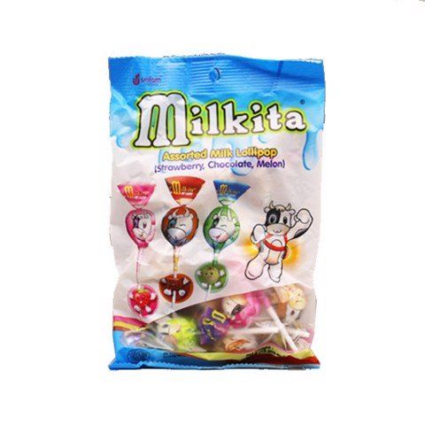Kẹo sữa HH milkita 135g dâu,socola,dưa M2