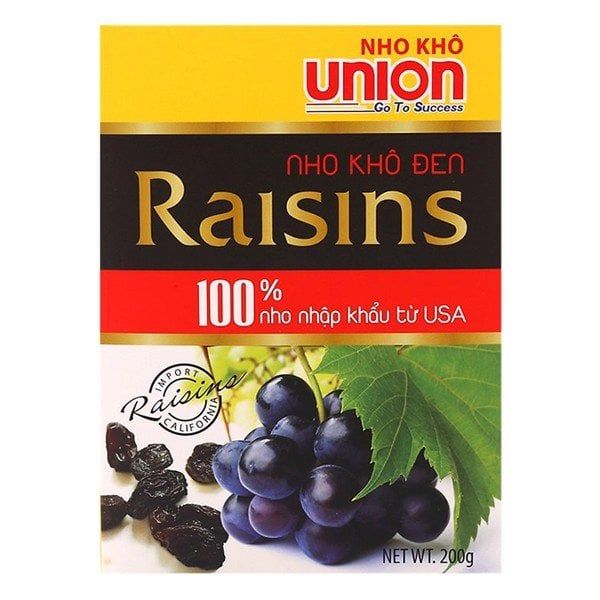  Nho khô đen Raisins 200gr 