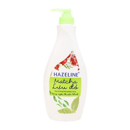  Hazeline sữa dưỡng thể matcha & lựu đỏ 370ml 