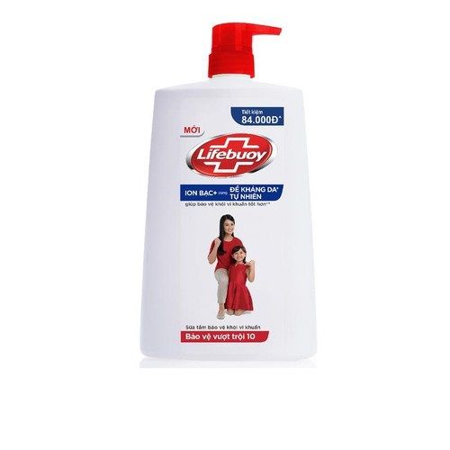  LIFEBUOY sữa tắm bảo vệ vượt trội 10-1.1kg 