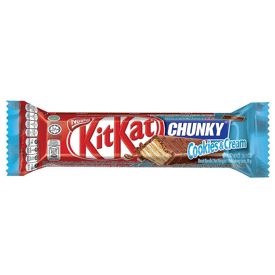 Bánh Xốp Phủ Sôcôla Nestlé Kitkat Chunky - Quy Kem (38g)