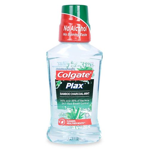  Nước Súc Miệng Colgate Plax Fresh Tea Bamboo Charcoal-Mint 250ml 