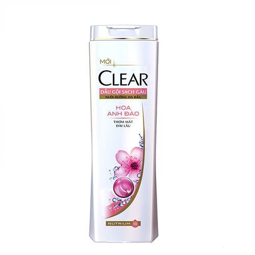 Dầu Gội Sạch Gàu Nuôi Dưỡng Da Đầu Clear Hoa Anh Đào (370g)