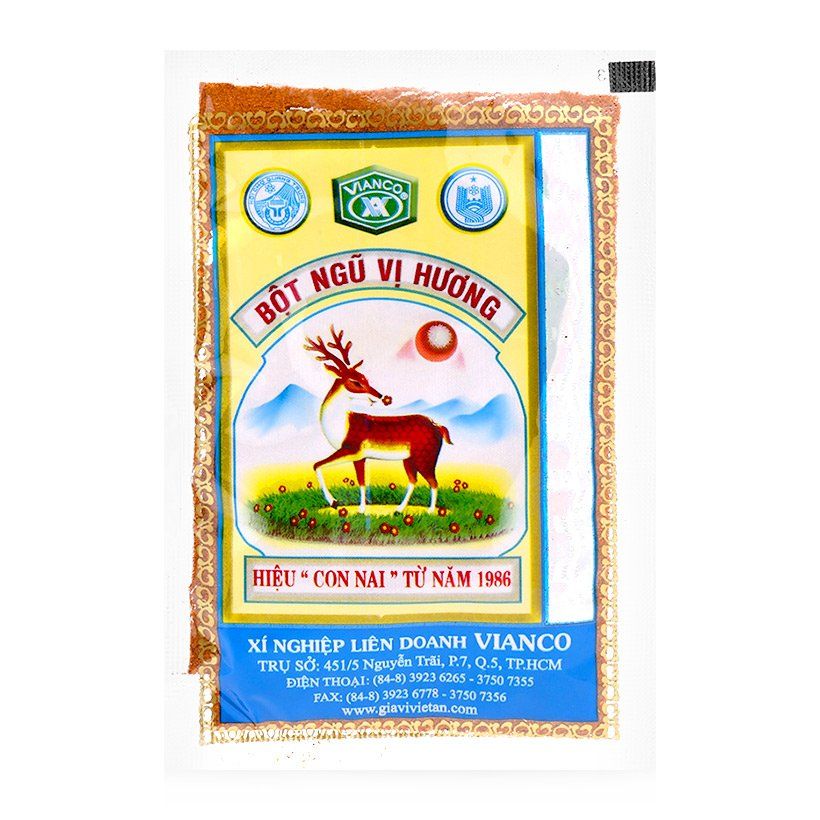 Bột Ngũ Vị Hương Hiệu Con Nai Vianco (10g)