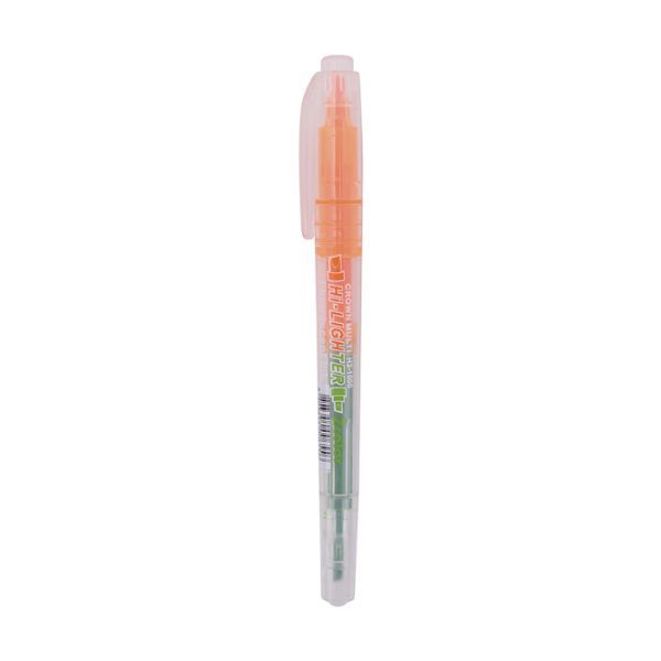 Bút Dạ Quang 2 Ngòi Crown H2-100 (Màu Cam + Xanh Lá Cây)