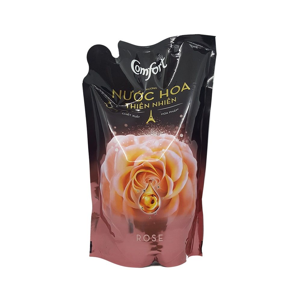 Nước Xả Vải Comfort Hương Nước Hoa Thiên Nhiên Chiết Xuất Hoa Pháp Rose 750ml