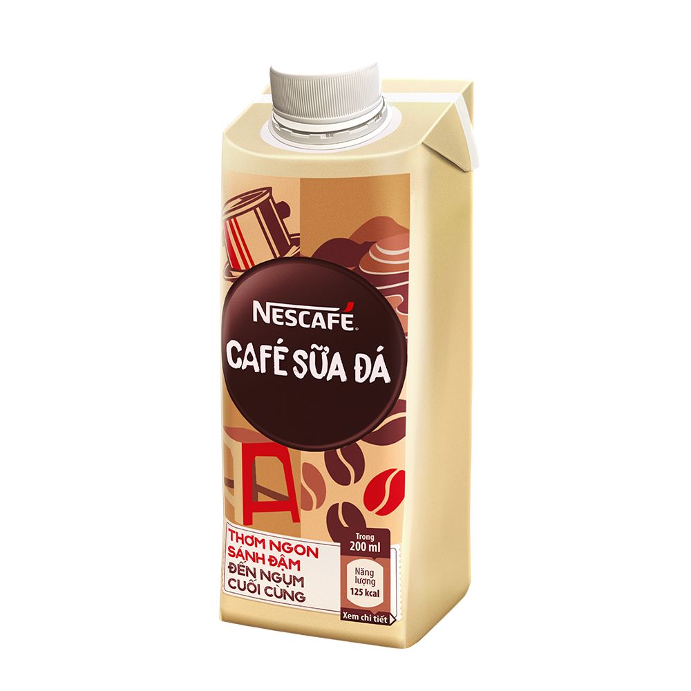 Nescafe Café Sữa Đá Nắp Vặn - 200ml