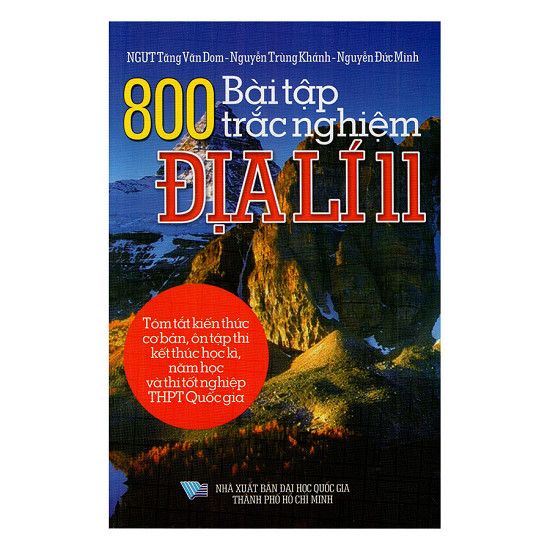 800 Bài Tập Trắc Nghiệm Địa Lí 11