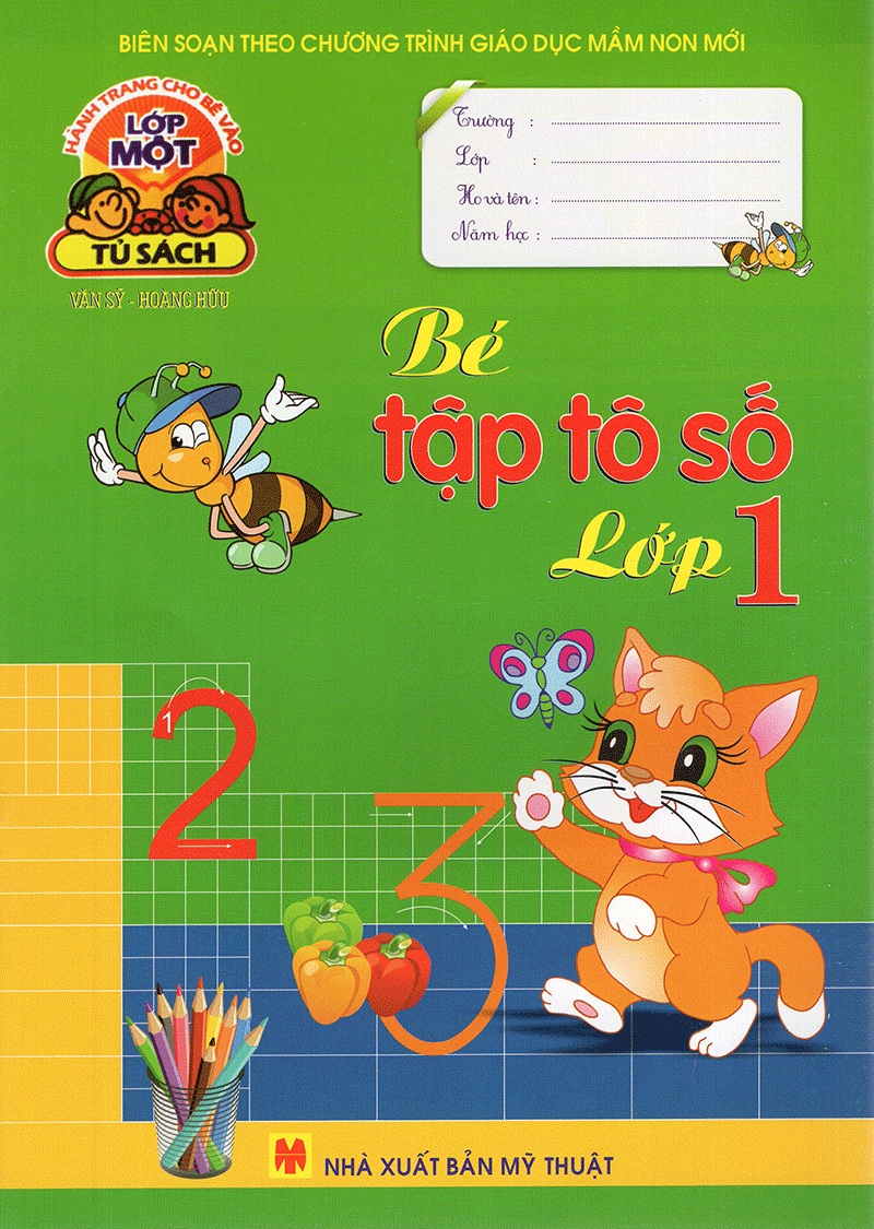 Hành Trang Cho Bé Vào Lớp 1 - Bé Tập Tô Số Lớp 1