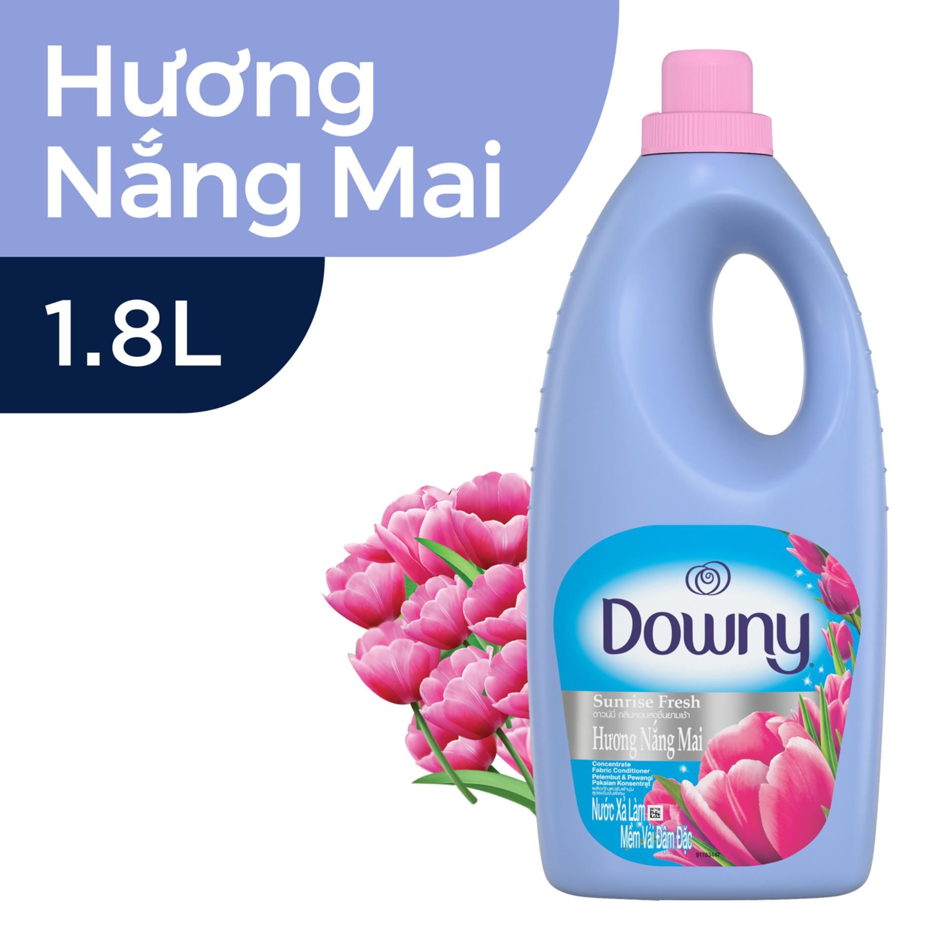 Downy Nước Xả Làm Mềm Vải Đậm Đặc - Hương Nắng Mai (1.8L)