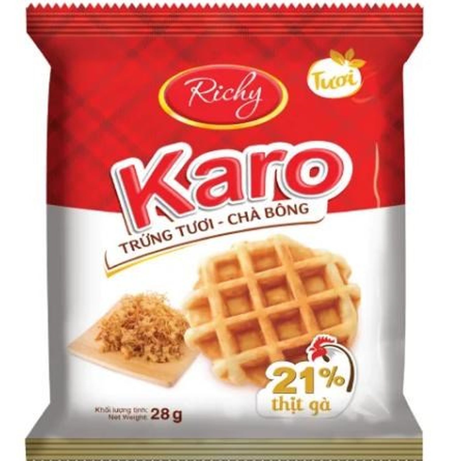 Bánh tươi karo chà bông 26g