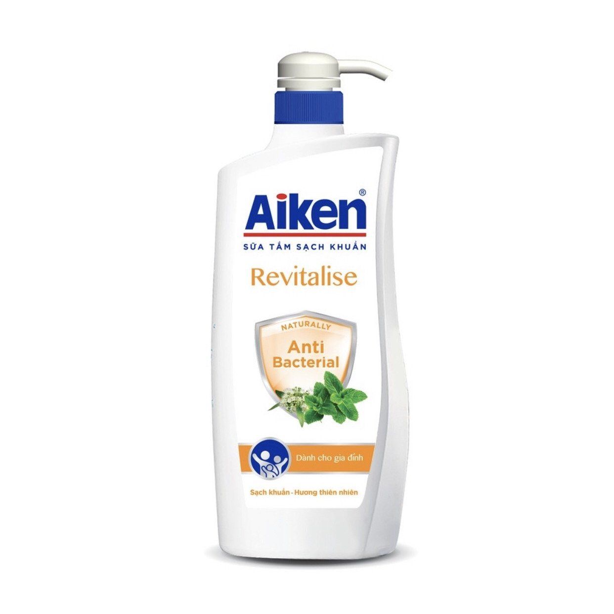 Sữa Tắm Aiken Sạch Khuẩn Revitalise Chiết Xuất Bạc Hà - 350g