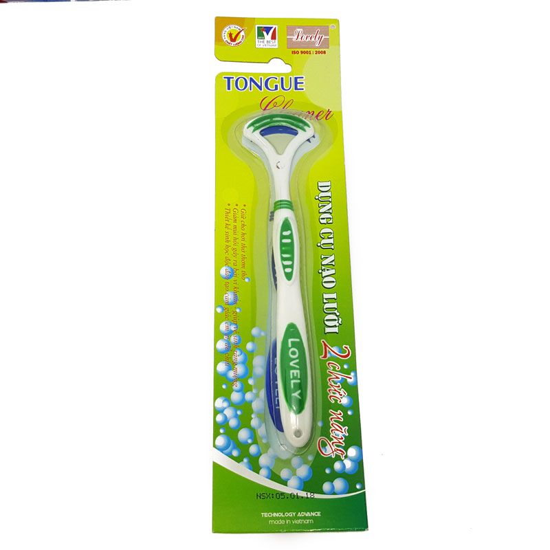 Dụng Cụ Nạo Lưỡi 2 Chức Năng Lovely