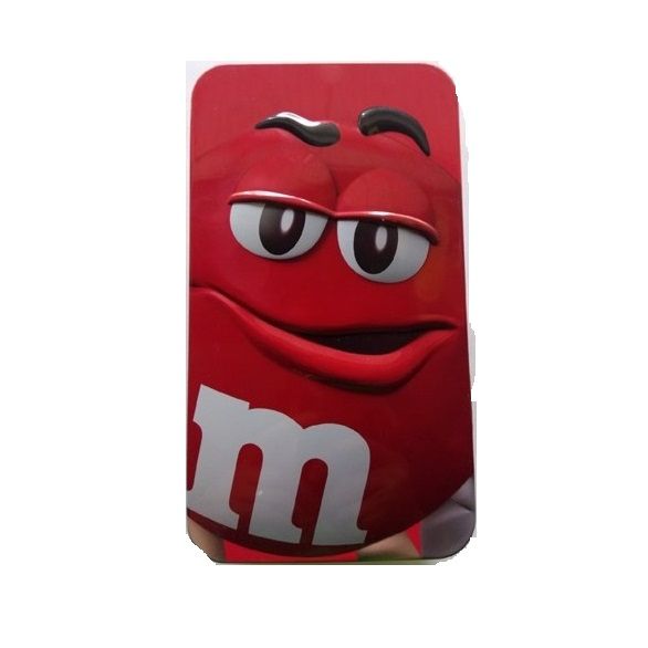 Hộp Thiếc Keo Socola Sữa M&M 145g - Đỏ