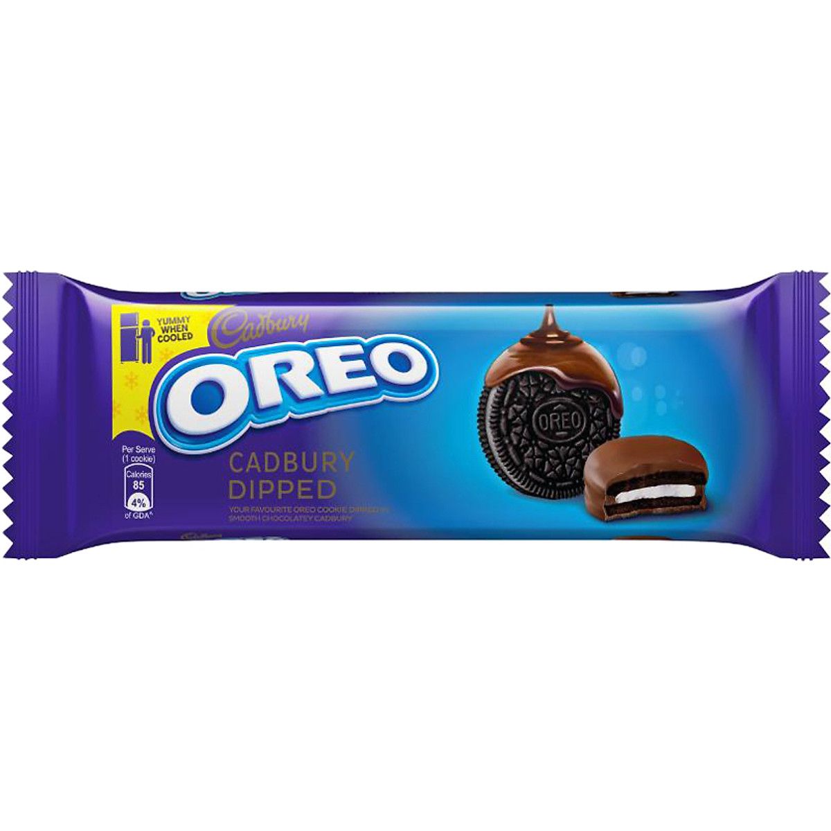 Bánh quy Oreo kẹp kem v5 Vani phủ Socola sữa 150g