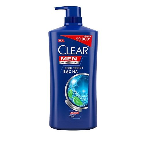 CLEAR men dầu gội mát lạnh bạc hà 830g/8 chai
