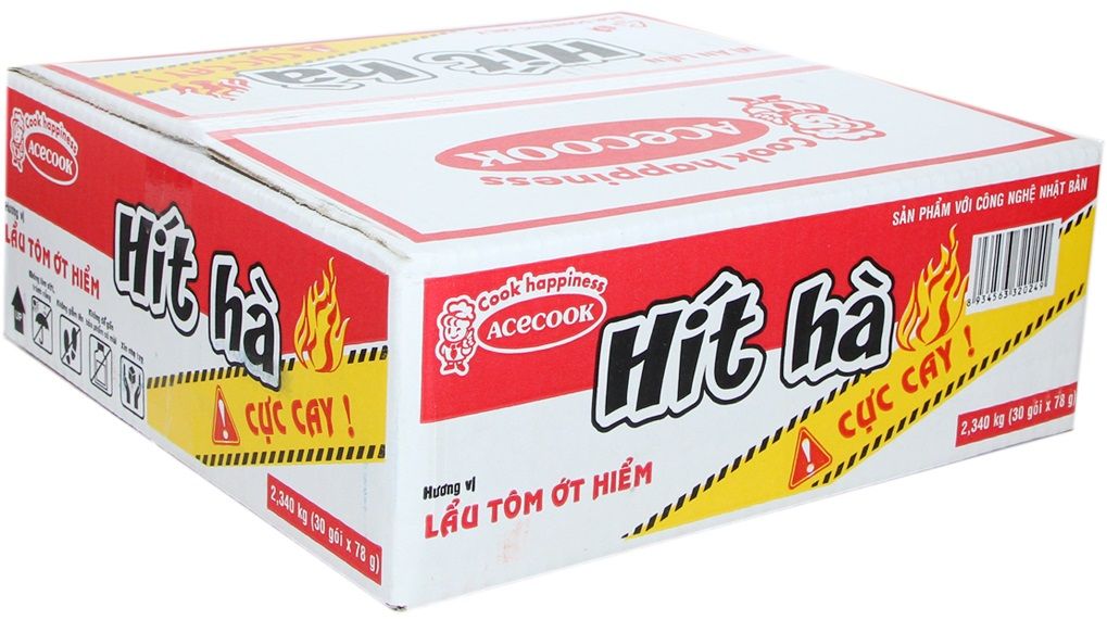 Mì Tôm Hít Hà - Vị Lẩu Tôm Ớt Hiểm ( 78g)