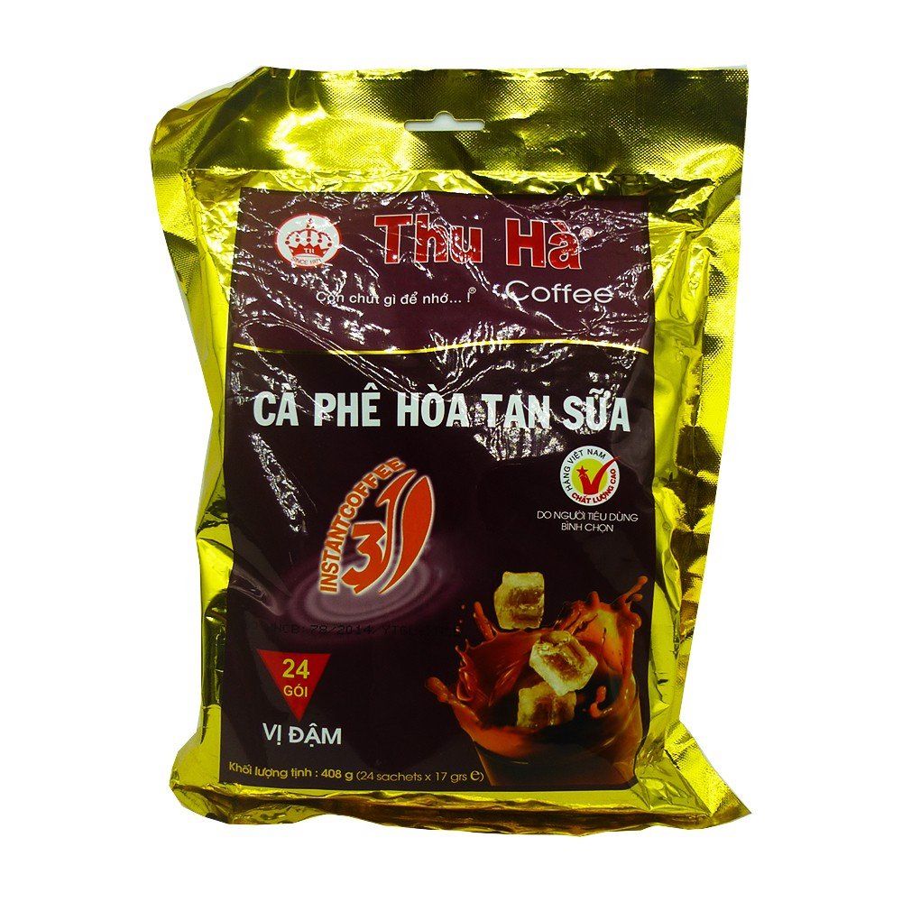Cà Phê Hoà Tan 3S Nhẹ 408gr/24 gói
