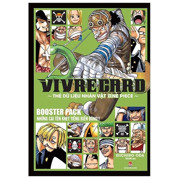 Vivre Card - Thẻ Dữ Liệu Nhân Vật One Piece Booster Pack - Những Cái Tên Khét Tiếng Biển Đông!!