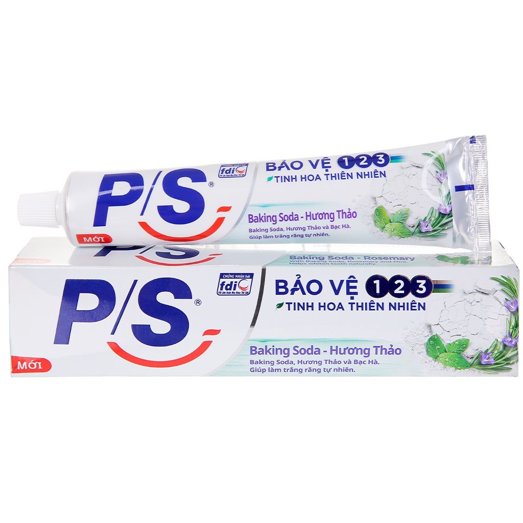 Kem Đánh Răng Baking Soda & Hương Thảo - P/s - 180g