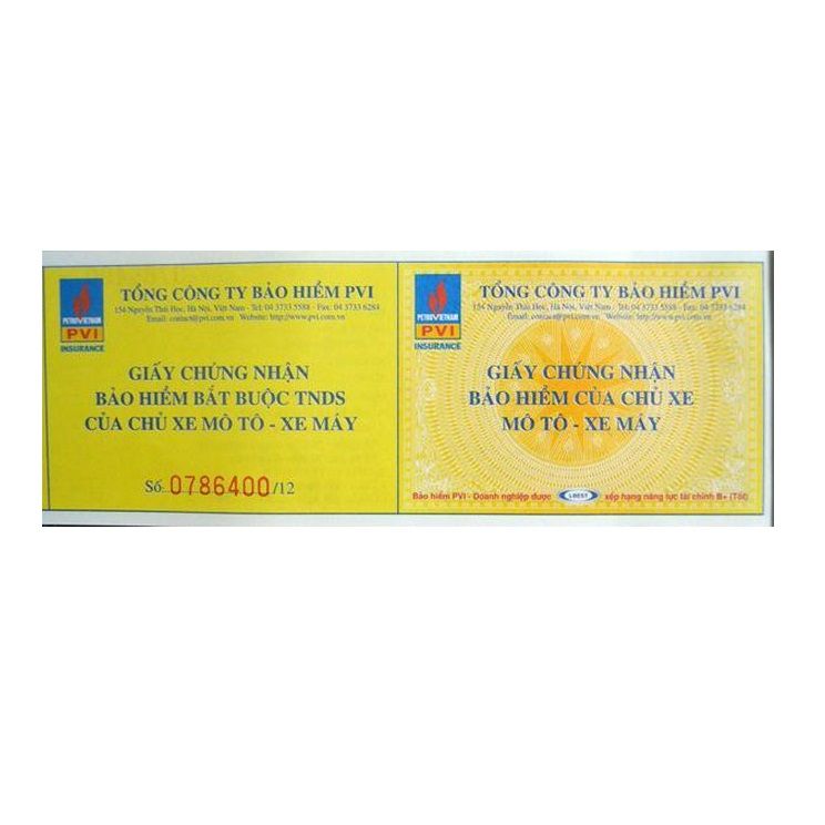 Bảo Hiểm Xe Máy Bắt Buộc PVI