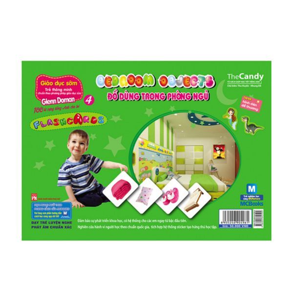 Flashcard Dạy Trẻ Theo Phương Pháp Glenn Doman - Đồ Dùng Trong Phòng Ngủ