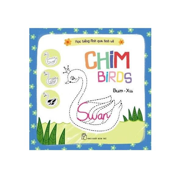 Học Tiếng Anh Qua Hình Tự Vẽ - Chim Birds