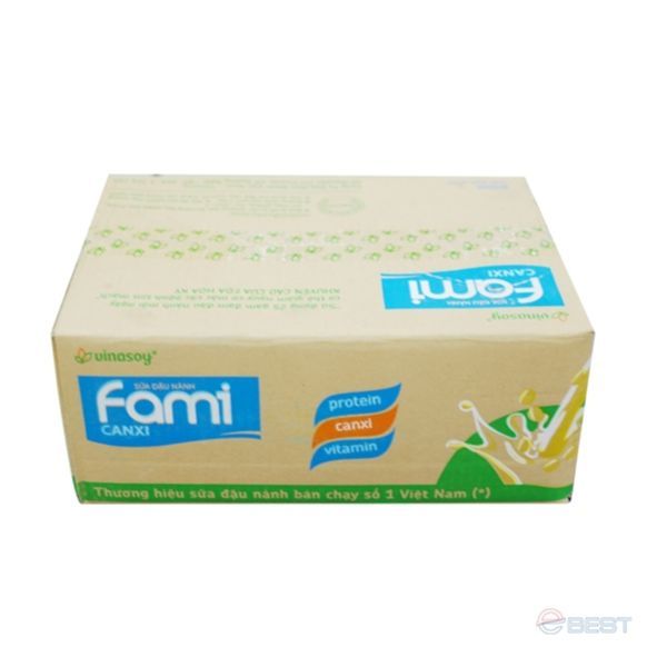 Sữa Đậu Nành Fami Canxi Hộp 200ml