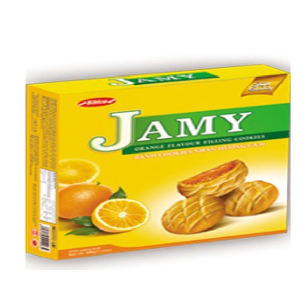 Bánh Cookies Nhân Hương Cam Jamy (200g)