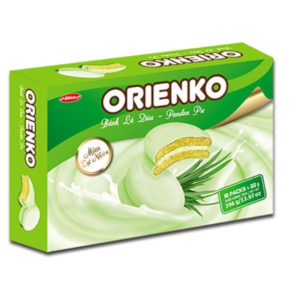 Bánh lá dứa Orienko 264gr*10