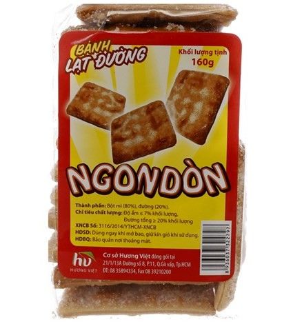 Bánh Lạt Đường Hương Việt (Gói 160g)