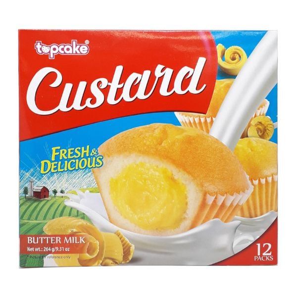 Bánh Nhân Bơ Sữa Custard (264g)